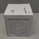 CXRUY Ultrasonic Retainer Cleaner - UV Dental Cleaning Pod Night Guard Cleaner for Dentures, Aligner, Braces, Toothbrush Heads, Jewelry (Black)