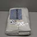 MIULEE Pinch Pleated Thick Linen Curtains 102 Inches Long 2 Panels for Living Room Bedroom, Linen Texture Pleat Drapes Memory Trained Light Filtering Neutral Ivory Cream Farmhouse Window Curtains (Beige White)