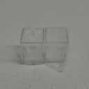 2 Pack Clear Acrylic Pencil Pen Holder Cup,Desk Accessories Holder,Makeup Brush Storage Organizer,Modern Design Desktop Stationery Organizer for Office School Home Supplies,2.6x 2.6x 4 inches