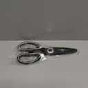 Heavy Duty Kitchen Utility Scissors Professional Shears for Meat Cutting Sharp Kitchenaid Shears Multipurpose Scissor for Food No Rust + 100 Pcs Plastic Gloves Disposable