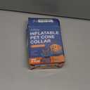 Inflatable Dog Cone Collar with Detachable Sturdy Shield,Soft&Lightweight-Ideal for Post-Surgery Recovery and Daily Wear,Suitable for Small Medium Large Dog Breeds(Blue,M+) (M PLUS(Neck:12-15"))