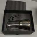 Geesta Premium Crystal GlassTop Stovetop Espresso Moka Pot  9 Cups Stainless Steel Coffee Maker 360ml/12.7oz/9 Cup (Espresso Cup=40ml)