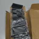 Door Hinges Matte Black - 30 Pack Black Door Hinges 3.5 Inch Rounded Interior Door Hinge with 1/4" Radius Corners - Black Hinges for Doors 3 1/2 Inches Flat Iron Residential Door Hardware