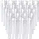 Patelai 60 Pieces 10 ml Plastic Spray Bottles Empty Fine Mist Sprayer Bottles for Travel Essential Oils Perfume Supplies(Clear)