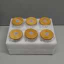 Glass Cups with Lids and Straws 6 pcs, 16 oz-DWTS Cute Tumbler,Beer Drinking Glasses,Clear for Iced Coffee, Tea with Bamboo Lids for Gifts (Blank Transparent Color)