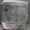 Amagoing Easel for Kids, Adjustable Standing Art Easel for Toddler, Double Magnetic Drawing Board with Painting Accessories, Birthday Christmas Gift for Little Boys Girls, Middle Size (Purple Pink)