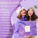 Birthday Gifts for Women Self Care Gifts Get Well Soon Gifts, Valentines Day Spa Gift Baskets w/Flannel Blanket 40 OZ Tumbler Care Package for Mom Girlfriend Wife Sister Best Friend Her Daughter