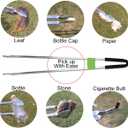 Reacher Grabber Tool,Litter Pick Up Stick Lightweight Aluminium Rustproof,Trash Tong,Reaching Assist Tool for Elderly,Garden Nabber Plogging