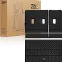 3W Cargo Liner & Seat Back Mats for 2021-2026 Chevrolet Chevy Suburban/GMC Yukon XL (Only Yukon XL, Not Fit Yukon)/Cadillac Escalade ESV (Only Escalade ESV, Not Fit Escalade)