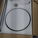 Ceiling Fans with Lights and Remote, 44" Low Profile Ceiling Fan with Light, APP, 6 Speed, Dimmable, DC Motor, Quiet, Timer, Flush Mount Modern LED Ceiling Fan for Bedroom Living Room, Black