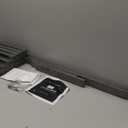 5-Tier Ladder Shelf - 50-Inch Narrow Leaning Bookshelf - Wooden Bookcase for Living Room, Bathroom, Kitchen, Office, or Bedroom Furniture by Lavish Home (Gray)