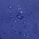 MIULEE Pack of 4 Decorative Outdoor Waterproof Summer Pillow Covers Square Garden Cushion Cases PU Coating Throw Pillow Cover Shell for Patio Tent Park Couch 18x18 Inch Navy Blue