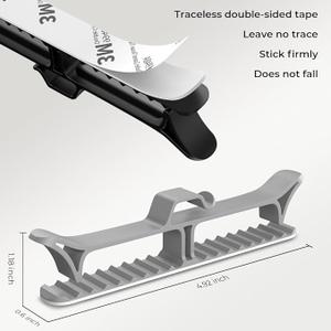 Cord Organizer for Kitchen Appliances|Upgraded Cord Wrapper Holder Cable Organizer for Small Home Appliances Cord Keeper on Stand Mixer,Blender,Coffee Maker,Pressure Cooker, 2 pcs, Grey