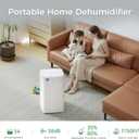Ukoke Dehumidifiers for Home, 1750 Sq. Ft Energy Star Most Efficient 2025 Small Dehumidifier for Basement and Bedroom, Ultra Quiet with Auto Shut-off