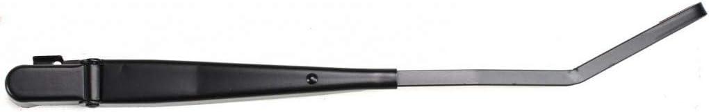 For Jeep Wrangler TJ Wiper Arm 1997-2006 Driver OR Passenger Side | Single Piece | Front | Black | Steel | 55155658