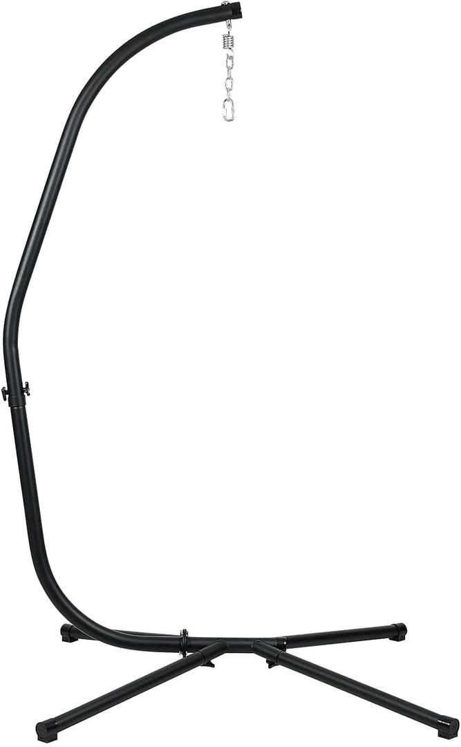 BPS Hammock Steel Stand Only C-Stand for Hanging Hammock Chairs - 300 Pound Capacity