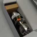 Fingerprint Door Lock, Smart Fingerprint Door Knob with Keypad, Biometric Door Lock with App Control, Auto Lock Door Lock with Code, Keyless Door Knob with Lock for Bedroom, Home,Office-Satin Nickel