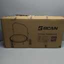 BCAN BT2 450/550LBS Mini Rebounder Trampoline for Adults with Bar, Fitness Trampoline with Bungees, Adjustable Handle, Stable & Quiet, Indoor Outdoor, Whole-Body Workout & Relaxation at Home-40IN