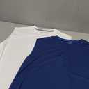 Amazon Essentials Men's Active Performance Tech Muscle Tank, Pack of 2 (Medium, Navy/White)
