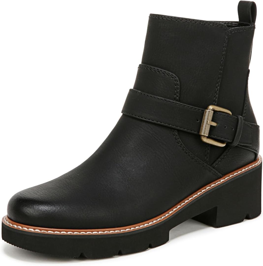 Naturalizer womens Cabaret Moto (6 Wide, Black)