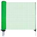 HIDALIFE Temporary Fence with Posts,3‘x50‘ Safety Barrier for Dog Snow Plastic Mesh Fencing with Fiberglass Stake Windbreak Rope, Movable Fencing Roll for Garden Backyard Outdoor Animal Protect