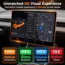 For Tesla Model Y Juniper & Model 3 Highland Matte 15.4" & 8" Screen Protector [No Glare & Fingerprint] 9H Tempered Glass Alignment Kit for Tesla Model 3 Model Y Juniper Accessories