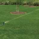 Gilmour Heavy Duty Circular Water Sprinkler with Spike Base, Rotating Sprinkler Head with Adjustable Spray Pattern, Lawn Sprinkler for 5800 Sq Ft Coverage