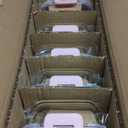 KOMUEE 10 Pack Glass Food Storage Containers, Meal Prep Containers with Lids, Airtight Glass Lunch Boxes, Freezer, Oven, and Microwave Safe, Pink