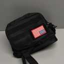 HOTOR Lunch Box for Men & Women - Insulated Lunch Bag with Multiple Pockets, Tactical Cooler Bag for Work, Hiking, Camping, Fishing, Travel, Black,  11.0" x 8.3" x 7.1", Black