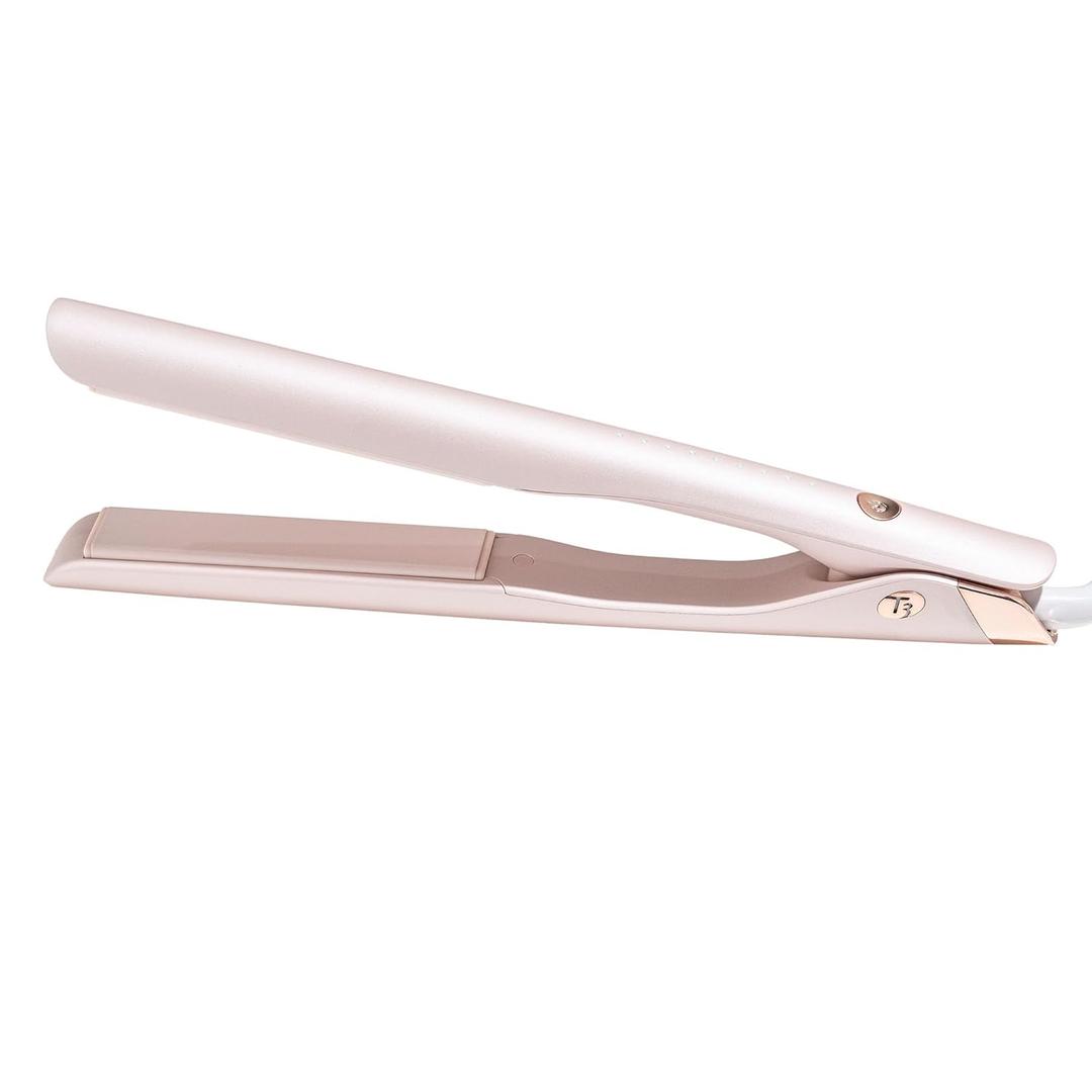 T3 SinglePass Smooth X Professional Flat Iron with Extra-Long Ceramic Plates for Faster Styling, 9 Heat Settings for All Hair Types, For Straightening, Curling, and Waving