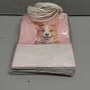 12 Pieces Puppy Dog Party Favor Bags Cute Doggy Paper Goodie Gift Bags with Handles, Dog Paw Print Candy Treat Storage Container for Pet Puppy Themed Birthday Baby Shower Decorations