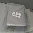 Square Serving Tray with Sealing Cover, 6 Pcs 9.8 Inch x 7.87 Inch x 1.97 Inch Inch Strainless Steel Trinket Tray, for Serving Fruit, Barbecue, Grilled Meat, and Snack at Party and Outdoors (6)