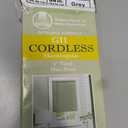 Cordless Light Filtering Mini Blind, 34 x 64 in, Grey