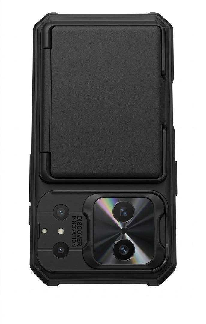 for iPhone 17 Pro Case Wallet，2 Privacy Screen Protectors, Card Holder (4-5 Cards), Slide Camera Cover, Military Grade Drop Prortection, Heavy Duty Men Women Phone Case for iPhone 17 Pro, Black