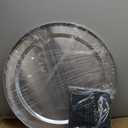 Fire Pit Lid with 600D Oxford Fabric Fire Pit Cover for Solo Stove Yukon 27'' Fire Pit, Stainless Steel Portable Firt Pit Accessories for Outdoor Fireplace and Camping, 27 Inch