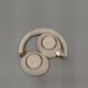 LORELEI B-C6 Wireless Over Ear Headphones, 50H Playtime Foldable Lightweight Bluetooth Headsets, Deep Bass, Built-in Microphone, Memory Foam Earmuff, for Travel, Home Office (Beige White)