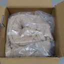 EMME Cotton Throw Blanket for Couch Soft Muslin Blankets 50"x60" Lightweight Breathable Blanket Light Tan All Season Gauze Blanket