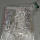 AmazerBath White Shower Curtain Fabric, Waffle Shower Curtains for Bathroom, Cloth Shower Curtain Heavy Duty, Thick Bathroom Shower Curtains Hotel Quality, Premium Polyester, 72x72 Inches