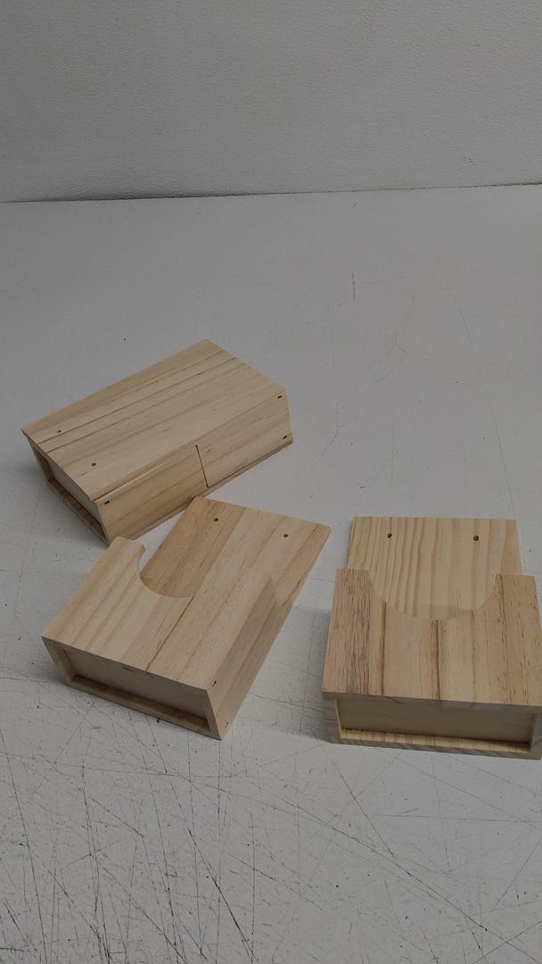 Pack Of 3 Wooden Storage for Home Decoration