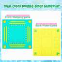 Floating Mahjong Table for Pool - Double-Sided Water Game Tray with Mahjong & Poker Card Playing Surfaces, Swimming Pool and Hot Tub Floating Board for Adults, Lake, Beach