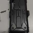 TONGATE for Samsung Galaxy S23 Ultra Case, [Built-in Slide Camera Cover & Screen Protector] [2 Front Frame] Military Grade Shockproof S23 Ultra Phone Case with Kickstand & Belt-Clip 6.8", Black