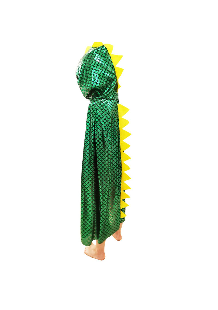 Dinosaur Costumes Green Dragon Cape Halloween Dress Up Clothes 3-8 Years Old