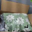 LE SURE Shown on TV Jacquard Donut Dog Beds Large Sized Dog,Green 36x36x8in