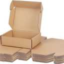PHAREGE 7x5x2 inch Shipping Boxes Bulk 25 Pack Brown, Tab Lock Tuck Top Mailer Boxes for Packaging Small Business, Small Cardboard Gift Boxes for Wrapping Mailing Present