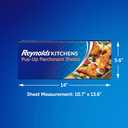 Reynolds Kitchens Pop-Up Parchment Paper Sheets, 10.7x13.75 Inch, 120 Sheets, 120 Count