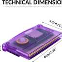 GBA Flash Cartridge with Upgraded Firmware, High-Capacity microSD/TF Card Support, Compatible with GBA, GBA SP, Game Boy Micro, DS and DS Lite via GBA Slot, Supports up to 128GB