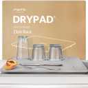 Momo Lifestyle Stone Dish Drying Mat DryPad 19.7" X 15.7" Misty Gray, Large Stone Drying Mat for Kitchen Counter, Fits Various Dish Racks, Zero Rust