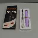 Heated Eyelash Curler, 2-in-1 Clip-Type Design, 3 Temperature Modes, USB Rechargeable Electric Eyelash Curler, Natural Curling 24H Long-Lasting Curl, Gift for Women & Girls, Purple