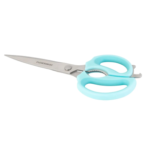 Farberware Comfort Grip Kitchen Scissors, 1 Pack, Aqua