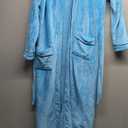 Women Hooded Fleece Robe, Short Plush Robes for Womens With Hood Soft Warm Spa Bathrobe S